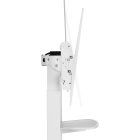 myWall HP 115 motorisierterTV-Ständer Standfuß für Flachbildschirm LED Plasma höhenverstellbar mit Fernbedienung 55-100 Zoll (140-254 cm, bis 120 kg) VESA Standard, weiß