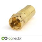 conecto Antennen-Adapter, F-Stecker auf IEC-Buchse,...