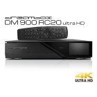 Dreambox DM900 RC20 UHD 4K 1x Dual DVB-S2X MS Tuner E2 Linux PVR ready Receiver