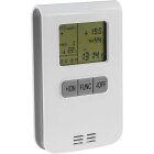 Thermostat Funk Set mit Steckdose - Funk-Steckdose mit Temperatur Funksender - Pilota Casa Display 433,92Mhz - Automatische Temperatur-Steuerung