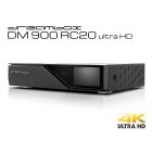 Dreambox DM900 RC20 UHD 4K 1x DVB-S2X FBC MS Twin Tuner E2 Linux PVR ready Receiver, 500 GB HDD