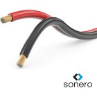 sonero Lautsprecherkabel 2x0,75mm², CCA 30,0m, rot/schwarz