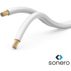 sonero Lautsprecherkabel 2x0,75mm², CCA 10,0m, weiß