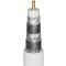 Goobay 74021 SAT-Kabel, Koaxialkabel, 120 dB, 4-Fach geschirmt, CCS, weiß, 100 Meter