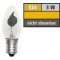 Glühlampe McShine Flackernde Kerze, E14, 230V, 3W