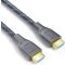 sonero Premium Zertifiziertes 8K Ultra High Speed HDMI Kabel mit Ethernet, Nylongeflecht, vergoldete Anschlüsse (8K UltraHD, 4K 3D mit 50Hz/60Hz, 48Gbps Full Bandwith, Dynamic HDR), 1,00m