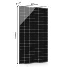 Jolywood JW-HD120N-390W-FB PV Modul Solarmodul Glas-Glas Photovoltaik bifazial, schwarz