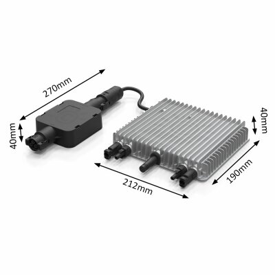 Deye SUN-M80G3-EU-Q0 NA-Box - 800W Micro-Wechselrichter mit WLAN (VDE