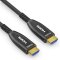 conecto Aktives 4K HDMI 2.0 AOC Extender Kabel, Hybridkabel (Glasfaser/Kupfer), schwarz
