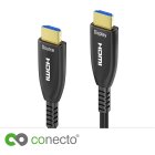 conecto Aktives 8K HDMI 2.1 AOC Extender Kabel, Hybridkabel (Glasfaser/Kupfer), schwarz