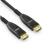 conecto DisplayPort 8K Glasfaser Premium AOC Extender Kabel, Hybridkabel (Glasfaser/Kupfer), schwarz