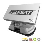 Selfsat SNIPE BT Grey Line Single - automatische Camping Antenne incl. iOS / Android Steuerung