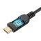 conecto USB-C auf USB-C Lade-Kabel USB 2.0 Schnellladefunktion vergoldete Stecker E-Marker 480MB/s 5A/100W PVC Mantel schwarz 1,00m