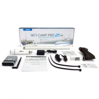 ALFA WiFi Camp-Pro2 v2 EU 2020 WLAN Range Extender Kit, 802.11b/g/n, 300MBit
