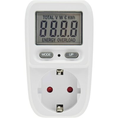 Energiekosten-Messgerät Stromzähler CTM-807 LC-Display, Messung bis zu 3600W