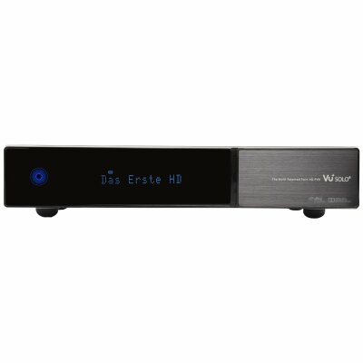 Vu+ Solo² TWIN Linux HDTV Sat Receiver 500 GB HDD PVR ready, 2x DVB-S2, HDMI, 1080p schwarz