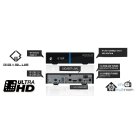 GigaBlue UHD Trio 4K PRO - Combo Tuner (1x DVB-S2x & 1x DVB-C/T2), W-LAN 1200Mbps