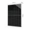 BlueSun 425Wp PV Modul Solarmodul Glas-Folien-Modul Photovoltaik, schwarz