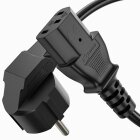 conecto Strom-Kabel, Schutzkontakt-Stecker 90° auf...