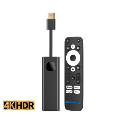 GigaBlue Android11 Giga TV Stick 4K PRO HDR60Hz / HDMI2.1 Mediaplayer Google Netflix Prime