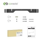 conecto Lautsprecher Wandhalterung für Sonos® Ray, bis zu 2kg belastbar, schwarz