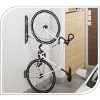 PureMounts® Fahrrad-Wand-Halterung, 5-stufige Höhenverstellung, 2.1 bis 2.8 Zoll Reifenbreite, 60° schwenkbar, 35kg Tragkraft, schwarz
