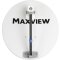 Maxview Remora 40 Sat Anlage inkl. Single LNB für 1-Teilnehmer mit Saugnapf für Wohnwagen, Wohnmobil, LKW, Boot, B-Ware wie NEU