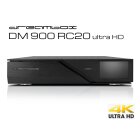 Dreambox DM900 RC20 UHD 4K 2x DVB-S2X / 1x DVB-C/T2 Triple MS Tuner E2 Linux PVR ready Receiver, 2TB HDD