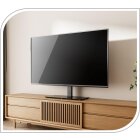 PureMounts TV Ständer, Standfuss, Universal Fernsehständer für 37-70 Zoll Samsung, LG, Philips, Panasonic UVM., Max. Vesa 600x400 & 40 kg, schwarz