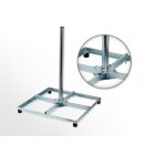 SAT-Halterung Stahl Balkonständer Holland 100 cm für 4x 30 x 30 cm Platten