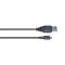 SOUNDS BT01 / BT02 USB-Kabel schwarz (Typ A auf Micro USB) 0,82 m