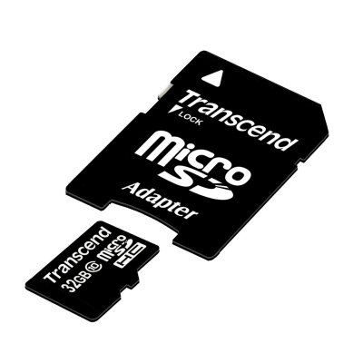 Transcend Extreme-Speed Micro SDHC 32 GB Class 10 Speicherkarte mit SD-Adapter (bis zu 20MB/s)