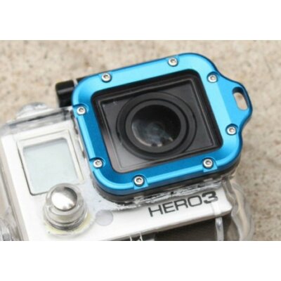 CamOn GoPro Hero3 Aluminium Ring für Gehäusehalterung (blau)