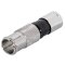 F-Quick Kompressionsstecker für Kabel-Ø 6,8 - 7,4 mm vernickelt