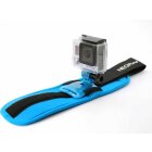 CamOn GoPro 90° Handgelenkhalterung mit Klettverschluss (blau)
