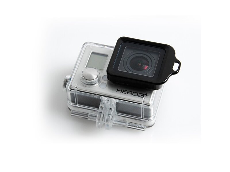 CamOn GoPro Hero3+ Aluminium Ring mit Gehäusehalterung (schwarz)