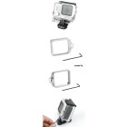 CamOn GoPro Hero3+ Aluminium Ring mit Gehäusehalterung (silber)