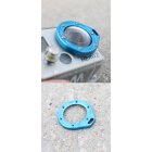 CamOn GoPro Hero2 Aluminium Ring mit Gehäusehalterung (blau)