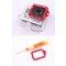 CamOn GoPro Hero3 Aluminium Ring mit Gehäusehalterung (rot)