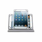 V7 Universal Schutzhülle drehbar mit Ständer für alle iPad mini & Tablets bis 8 Zoll (grau)