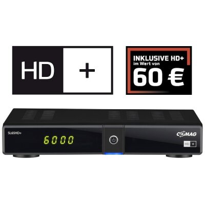 COMAG SL 65 HD+ PVR Ready Full HD Sat Receiver inkl. HD plus Karte (6 Monate gratis)