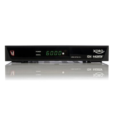 Xoro HRK 8750 CI+ Digitaler HD Kabelreceiver (HDTV, DVB-C, CI+, HDMI, SCART, PVR-Ready, 2xUSB 2.0) schwarz