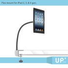 EXELIUM XFLAT® UP510 - 4in1 Set Tischhalterung, Wandhalterung und Standfuß für iPad2, iPad3 (New iPad) und iPad4 (iPad Retina)