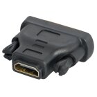 HDMI Adapter HDMI-Kupplung 19pol. auf DVI-Stecker 24+1pol.