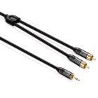 HDGear - Premium Audio Kabel 3,5mm zu Cinch 2,00m