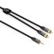 HDGear - Premium Audio Kabel 3,5mm zu Cinch 5,00m schwarz
