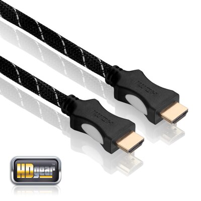 HDGear - High Speed HDMI Kabel (v1.4 mit Deep Color, x.v.Color und Ethernet Channel) 1,50m
