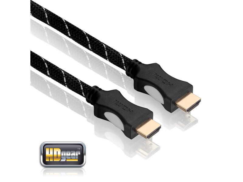 HDGear - High Speed HDMI Kabel (v1.4 mit Deep Color, x.v.Color und Ethernet Channel) 2,00m