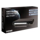 MaxTrack 8-fach HDMI-Verteiler - 3D / Full HD / HDCP kompatibel