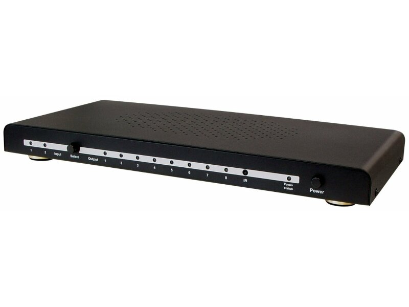 MaxTrack 8-fach HDMI-Verteiler + 2-fach Umschalter (3D / Full HD / HDCP kompatibel)